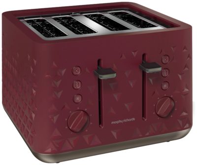 Morphy Richards - Toaster - 248103 Prism 4-Slice - Merlot.